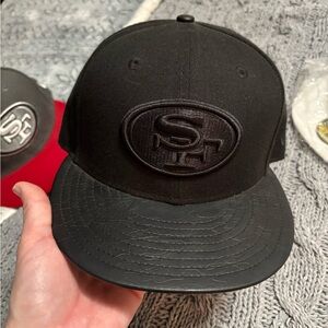 Black 49ers snap back with leather bill